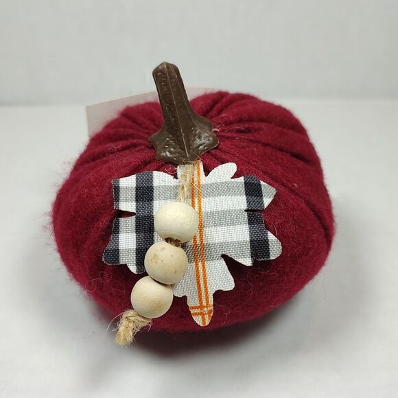 Lot of 8 Fabric Pumpkin Home Decor Thanksgiving Halloween Autumn Fall Seasonal - Picture 9 of 14